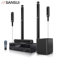 Sansui F7 Audio Home Theater 5.1 Audio Set Home KTV Bluetooth Power Amplifier Home Surround Combination Floor-standing TV Speaker