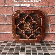 Roster / Lubang Angin Keramik Trisensa Royal Tobecco Coklat