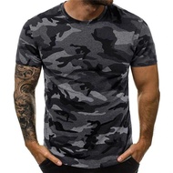 Camouflage 3D printed T-shirt short sleeved T-shirt summer men's clothing comfortable sportswear out