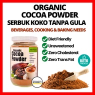 MH Food Organic Cocoa Powder (140g) Unsweetened Cocoa Powder Serbuk Koko Coco Powder Keto Chocolate 