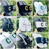 C-shaped cross-strap sandals for men and women with 4cm padded sole, durable Api, multi-colored C-sh