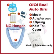 Newborn baby buaian elektrik Qiqi electronic baby cradle motor buaian mesin buai led light free net 