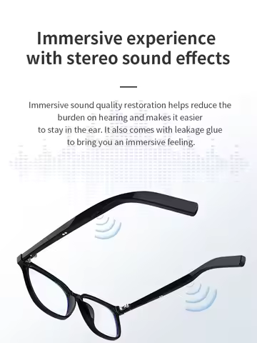 G05 Smart Glasses Open Ear Music Hands-Free Calling Stereo Sound Wearable Headsets Smart Sports Anti