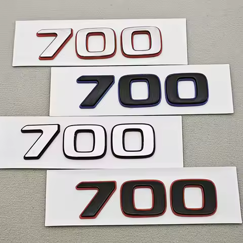 New 3D Color Blocking Car Sticker Logo 700 EDITION Nameplate Badge Emblem For AMG G Series BRABUS G6