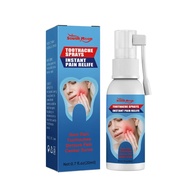 Toothache Spray Instant Teeth Pain Treatment Liquid Relief Denture Pain Canker Sores Tooth Oral Problem Improve Repair Gums Teeth Oral Cleaning Care Spray (20ml)