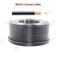 【Flash sale】 Rg213 Coaxial Cable 50 Ohm 50-7 Rf Coaxial Pigtail Low Loss Rf Coaxial Cable Cord Fast 