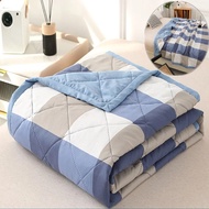 Quilt Washed Cotton Air Condition Thin Comforter Blanket Bedspread for Single Double Queen King Bed 