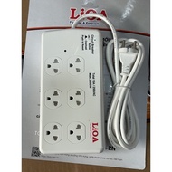 High capacity LiOA extension socket 3300w 15A