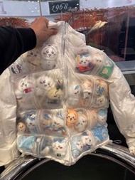 韓系多口袋透明外套 （可放到50-60隻chiikawa）吉伊卡哇