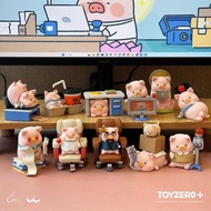 正版TOYZEROPLUS 罐頭豬 lulu豬 上班豬事多盲盒