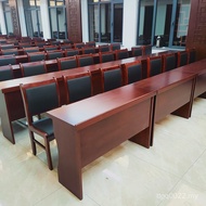 Combination Long Strip Solid Wood Conference Room 8V Paint Double Table Chair Strip 1.2 Conference M
