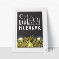 Eid Mubarak Ramadan Decoration Frame Picture Frame Gift Wall Decoration Decor Wall Room Display