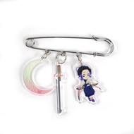 Diệt quỷ cứu nhân cosplay trâm cài muichiro misturi kyoujuro giyu tanjro gyomei inosuke huy hiệu oba