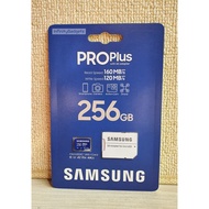 Samsung Pro Plus 256GB Micro SD Class 10 160MB/s U3, V30, A2, 4K Memory Card SD Card