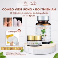Kem Bôi Da + Viên Uống BoGan Thiên Ân Giảm Các Vấn Đề Về Da, Hắc Lào, Vảy Nến, Á Sừng.