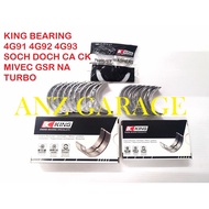 KING Engine Bearing Conrod Crank 4g91 4G92 4G93 mivec ca ck gsr ca ck soch doch na turbo