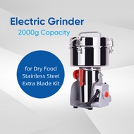 2000g Dry Food Grinder Coffee Grinder for Grains Spices Herbals Cereals Coffee
