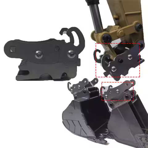Metal Manual Bucket Changer Quick Release Excavator Bucket Modification Kit for Huina 350/550/560/58