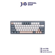 WIRELESS KEYBOARD (คีย์บอร์ดไร้สาย) FANTECH ATOM PRO63 MK912 (GRAY) (RED SWITCH - RGB - EN/TH)