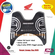 [PROMO] Karpet New Scoopy 2020 2021 2022 2023 Generasi Ke-5 Prestige Sporty Fashion Stylish - Keset Alas Pijakan Kaki Bahan Karet Tebal Variasi Motor Honda