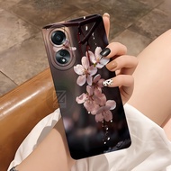 HP OPPO A58 4G 2023 Case - Fashion Flower Case - Latest OPPO A58 4G Softcase - Pro Camera - OPPO A58