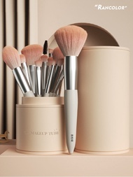 High-end Original Makeup brush set strap bag eye shadow stippling blush loose powder details concealer lip brush soft bristle brush genuine tool