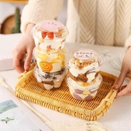 [Original] 100c Round PET plastic box 10x6x7.5cm, XY581