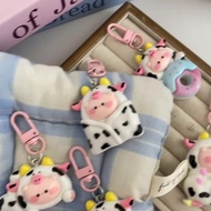 GANTUNGAN Cute Keychain COW MOO MOO MOO Edition Keychain Cute Keychain Resin Craftycharm