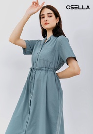 Osella - Dress Wanita Warna Hospital Green 2157321764