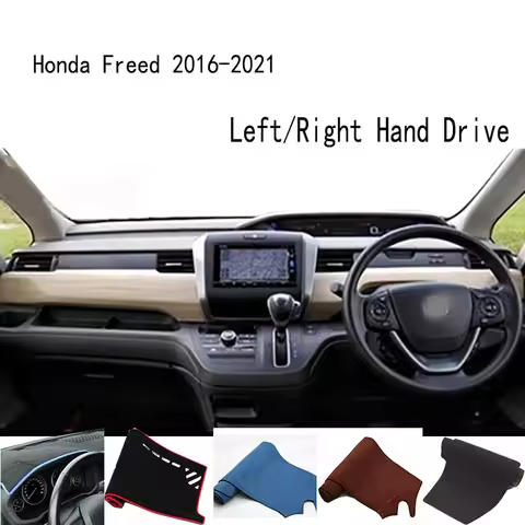 For Honda Freed GB5 GB6 GB7 GB8 2016-2021 Accessories Dashboard Cover Instrument Panel Dash Mat Dash