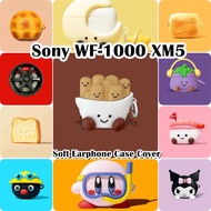 READY STOCK!For Sony WF-1000 XM5 Case Innovation Cartoon Soft Silicone Earphone Case Casing Cover