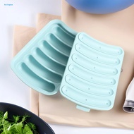 {bologna}  Sausage Shape Mold Silicone Sausage Mold Heat Resistant Non-stick Sausage Maker Reusable 