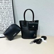 กระเป๋าPROUD 3196# ขนาด ฐาน 6 นิ้ว สูง 7 นิ้ว กระเป๋ารุ่นทรง  Bucket Bag