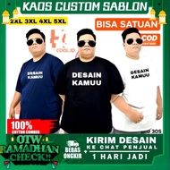 Custom Jumbo T-shirts with Your Own Design 2XL 3XL 4XL 5XL