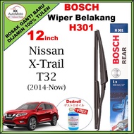 Nissan X-Trail / Xtrail  T32 ( 2014-Now) Rear Wiper 12i nch -  Bosch Rear Wiper Belakang H301