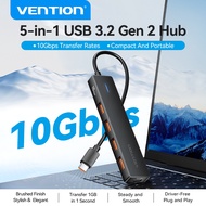Vention 5-in-1 USB-C to USB 3.2 Gen 2 Type-A x 4/USB-C 10Gbps Hub  for Windows/MacOS/LinuX