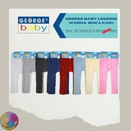 George Leggings Open Legs 0-3 months, 3-6 months and 6-12 months