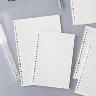 Loose Leaf A5, B5, A4 Binder File Paper, 20 Holes A5, 26 Holes B5, 72 gsm Bookpaper Material, 25 She