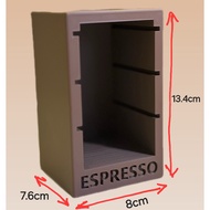 58mm portafilter basket holder for espresso basket, compact basket holder for up to 3 portafilter