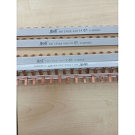 OPS 2POLE 2 PHASE 63A COPPER MCB BUSBAR WITH PVC INSULATED2 P 63A 36MM COPPER MCB BAR WITH PVC INSUL