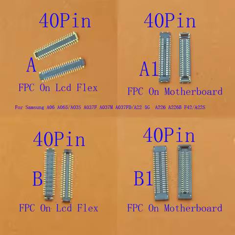 2-10Pcs Lcd Display FPC Connector Usb Charger Charging Plug For Samsung Galaxy A06 A065 A03S A037F A