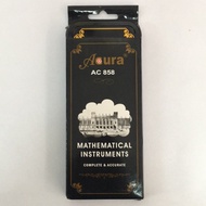 ACURA COMPAS JANGKA LUKIS /  AC 858 MATHEMATICAL INSTRUMENTS ( COMPLETE & ACCURATE )