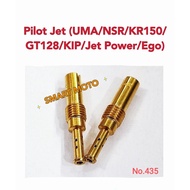 Pilot Jet for Carburetor Motor UMA/NSR/KR150/GT128/KIP/Ego/Power Jet Powerjet Jet Power Jetpower (15