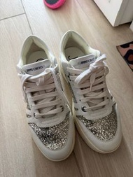 Jimmy Choo 白色閃粉運動鞋