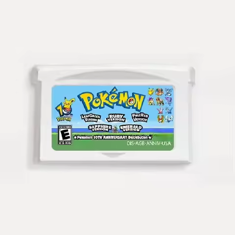 GBA Video Game Cartridge Pokémon Event 10th Anniversary Release GBA Cartridge - Supports Multiple La