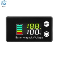Battery Capacity Indicator 7-68V with LCD Display for Lithium Battery&Lead-acid Batteries Suitable f