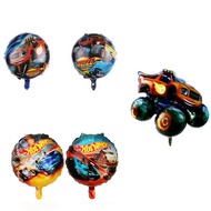 Fire Chariot Shape Aluminum Film Balloon/Hot Wheels Car Birthday Party Decoration Balloon