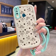 Casing hp for VIVO Y12 Y15 Y17 Y11 2019 Y12i Y3 Y3s 2020 Case Cute Bear Fashion Pattern Silicone Pho