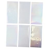 [8-07 voguezone.sg] 12pcs 20x10cm Bait Sticker DIY Fish Reflective Holographic Lure Tape high qualit