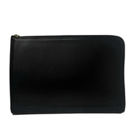 Mila Schon ete Iketei Clutch Handbag Collaboration leather black Direct from Japan Secondhand